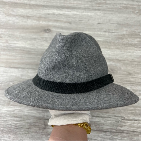 Vintage Golden Gate Hat Company 100% Wool Fedora Hat Gray Medium - Picture 6 of 8